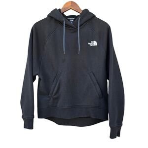 The North Face Half Dome Logo Raglan Pullover Hoodie Black Size M